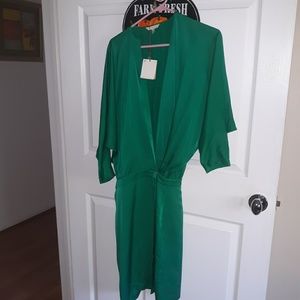 Silk dress Massimo  Dutti